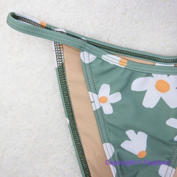 NEW Free People x Gnash Swim floral tri bikini bottoms, US size 6 - Picture 7 of 11